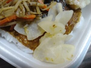 アジフライ海苔弁当（ほっともっと）