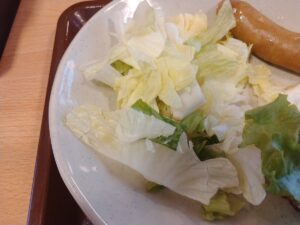 ソーセージエッグ朝食