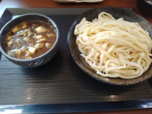 つけ汁カレーうどん
