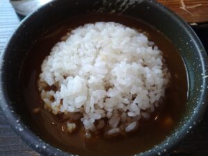 つけ汁カレーうどん
