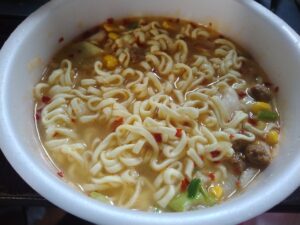 ニュータッチねぎみそラーメン