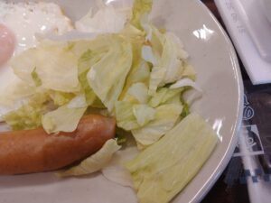 納豆ソーセージエッグ朝食（すき家）