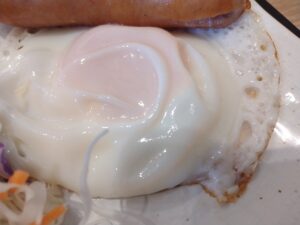 ソーセージエッグ定食