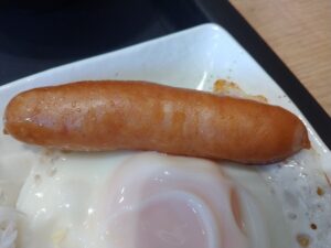 ソーセージエッグ定食