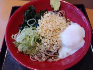 朝そば冷やしたぬきそば（名代富士そば）