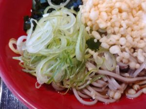 朝そば冷やしたぬきそば（名代富士そば）