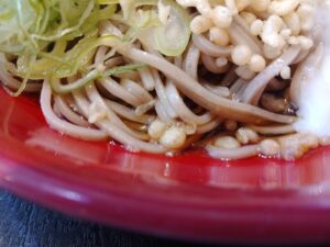 朝そば冷やしたぬきそば（名代富士そば）