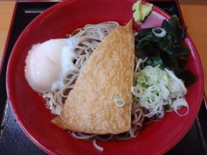 朝そば　冷やしきつねそば