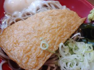 朝そば　冷やしきつねそば