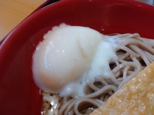 朝そば　冷やしきつねそば