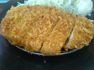 得朝ロースカツ定食（松のや）