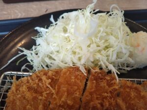 得朝ロースカツ定食（松のや）