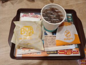 ベーコンエッグサンドセット（ゼッテリア）