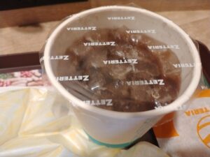 ベーコンエッグサンドセット（ゼッテリア）
