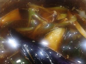 辛ネギ香味つけそば（生そばあずま）