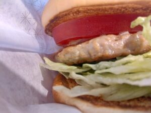 朝の野菜バーガー～オーロラソース～（モスバーガー）