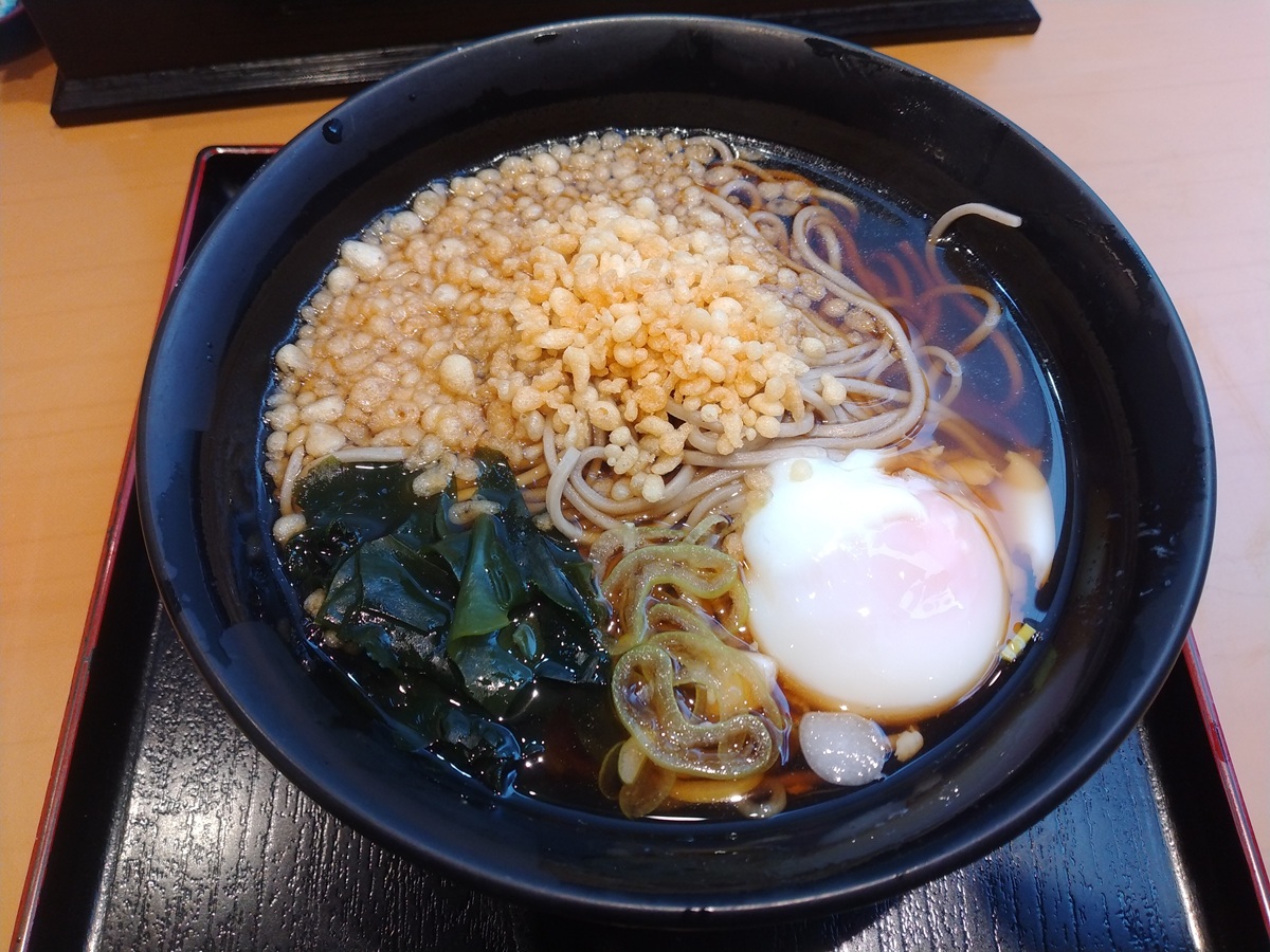 朝そばたぬきそば（名代富士そば）