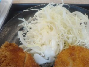特朝ささみかつ＆コロッケ定食（松のや）