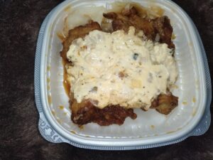 タルタルソースで食べる唐揚げ丼（セブンイレブン）
