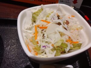 Wハムエッグ牛小鉢定食（吉野家）