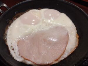 Wハムエッグ牛小鉢定食（吉野家）