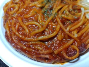 spa王喫茶店のミートソース大盛り（日清）