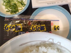 炙り焼鮭朝定食（松屋）