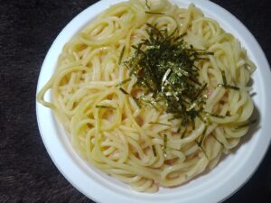 spa王喫茶店のたらこバター大盛り（日清）