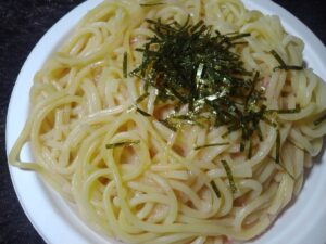 spa王喫茶店のたらこバター大盛り（日清）