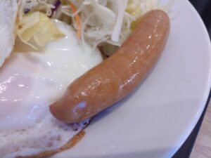 ソーセージエッグＷ定食