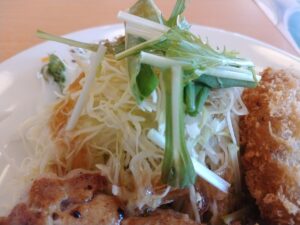 ガーリックチキンステーキ＆ポテトコロッケ