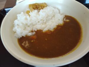 ミニカレー丼朝定食