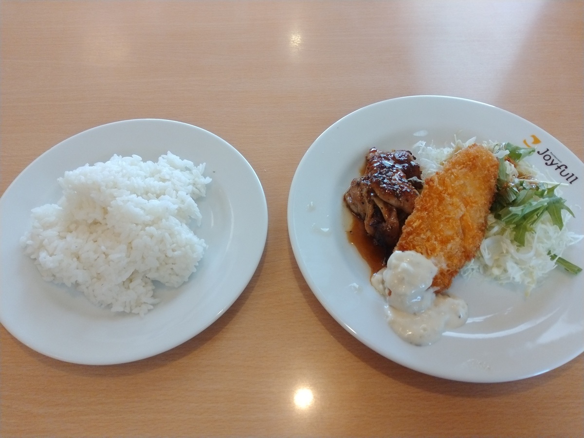 てりやきペッパーランチ＆白身魚フライ