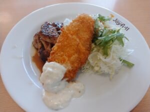 てりやきペッパーランチ＆白身魚フライ
