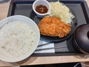 味噌ささみかつ定食2枚