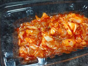 ごま香る中華くらげ入りキムチ