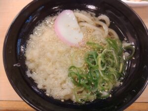 平日限定ランチたぬきうどん