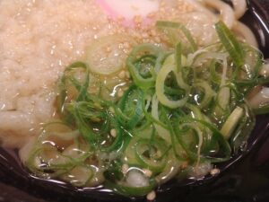 平日限定ランチたぬきうどん