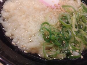 平日限定ランチたぬきうどん