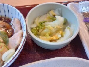銀鮭鶏小鉢朝食