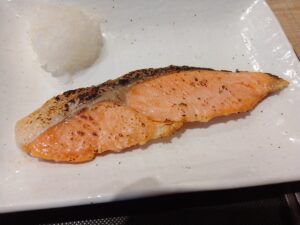 炙り焼鮭定食