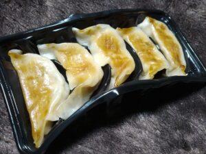 レンジで焼目付き餃子