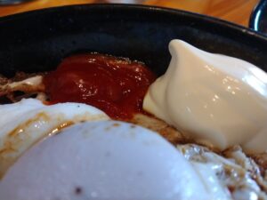 チャーシューエッグ丼