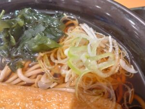 朝そばきつねそば