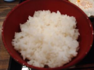 朝ぶたばら目玉定食